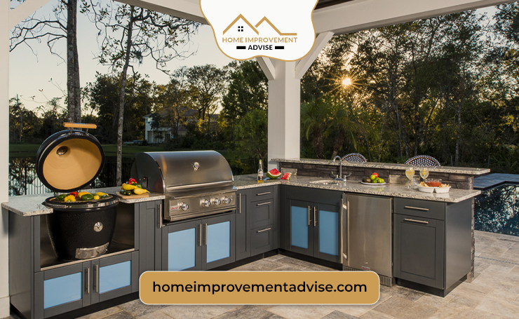 Small L-Shaped Outdoor Kitchen Designs