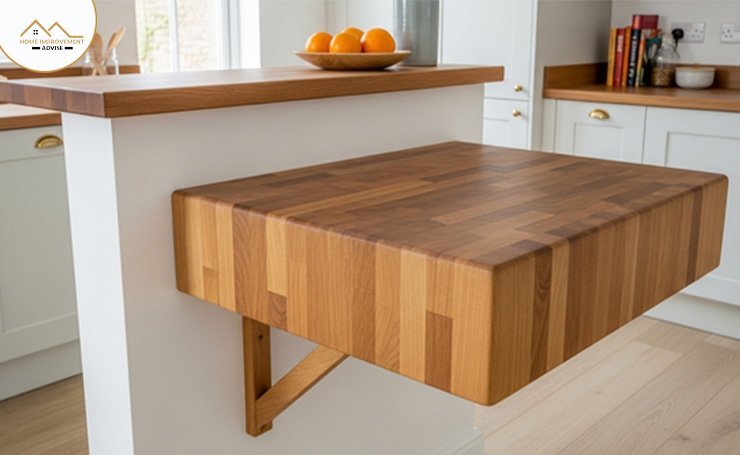 A butcher block 