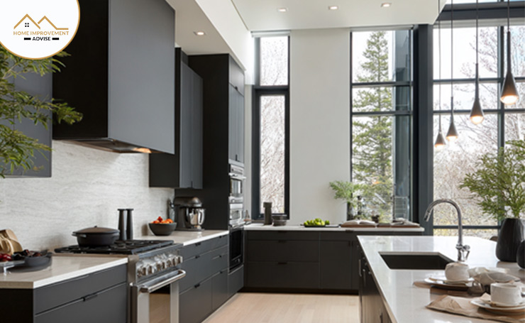 Tips to Brighten Your Kitchen with Black Cabinets