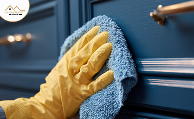 Maintenance Tips for Blue Kitchen Cabinets