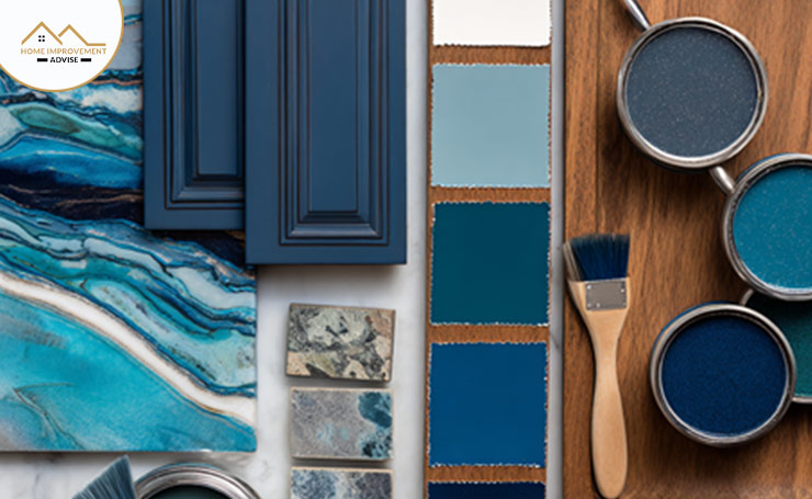 Popular Shades of Blue Cabinets in Kitchen