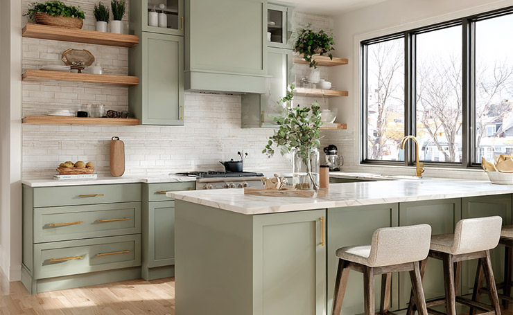 Sage Green Kitchen Cabinets