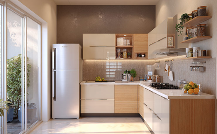 Kitchen shelves are a way to express your taste in decor while keeping all the items organized. 