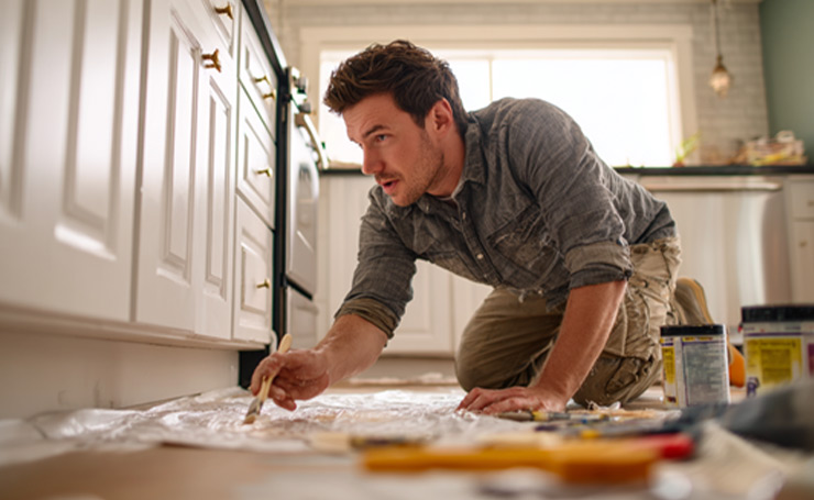 DIY Kitchen Cabinet Door Makeover Ideas