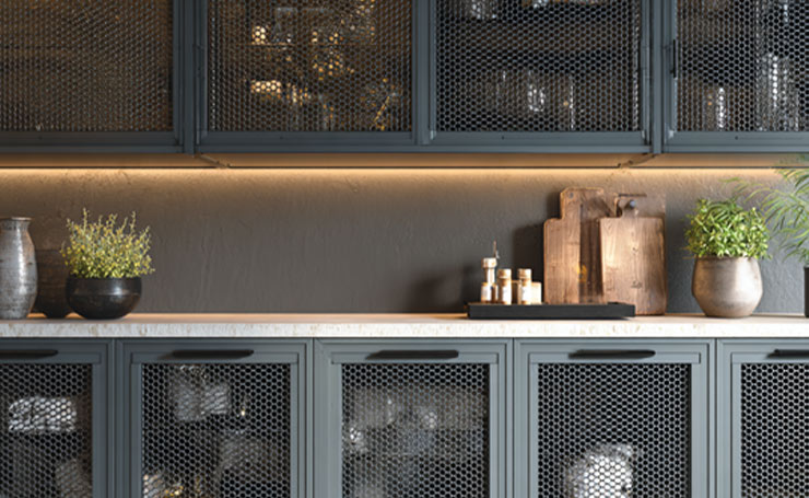Wire-Mesh Cabinet Doors