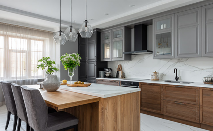 Two-Tone Kitchen Cabinets