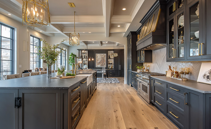 Dark Gray Kitchen Cabinets