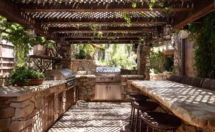 Pergola Outdoor Kitchen